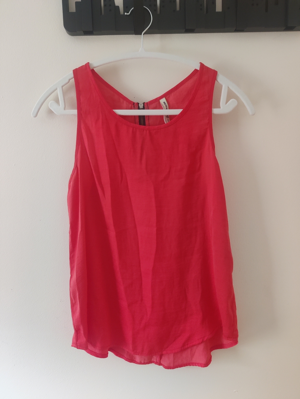 stradivarius Bright Red Sleeveless Camisole